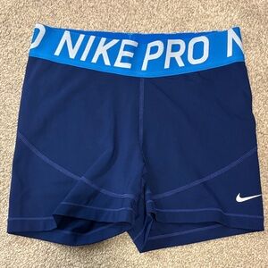 Nike Pro Navy Blue Training Shorts